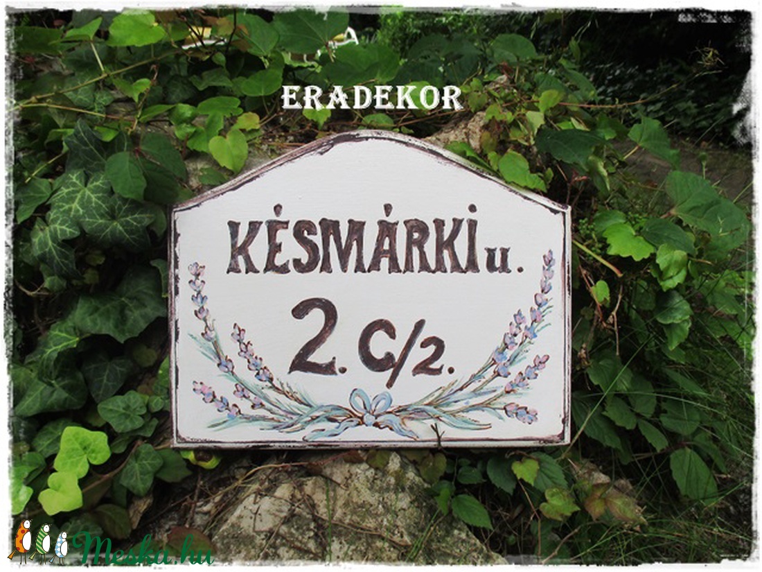 Vintage levendulás házszámtábla - otthon & életmód - ház & kert - házszám - Meska.hu Vintage levendulás házszámtábla - otthon & életmód - ház & kert - házszám - Meska.hu