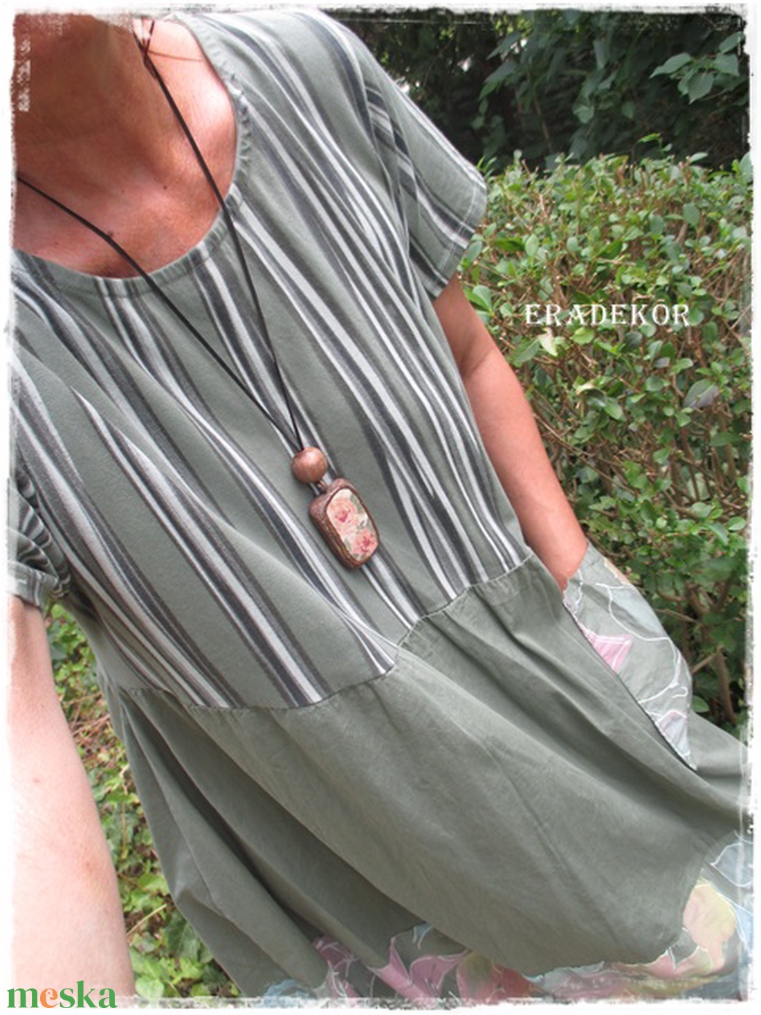  Bronz Bohém nyaklánc  - ékszer - nyaklánc - medálos nyaklánc - Meska.hu