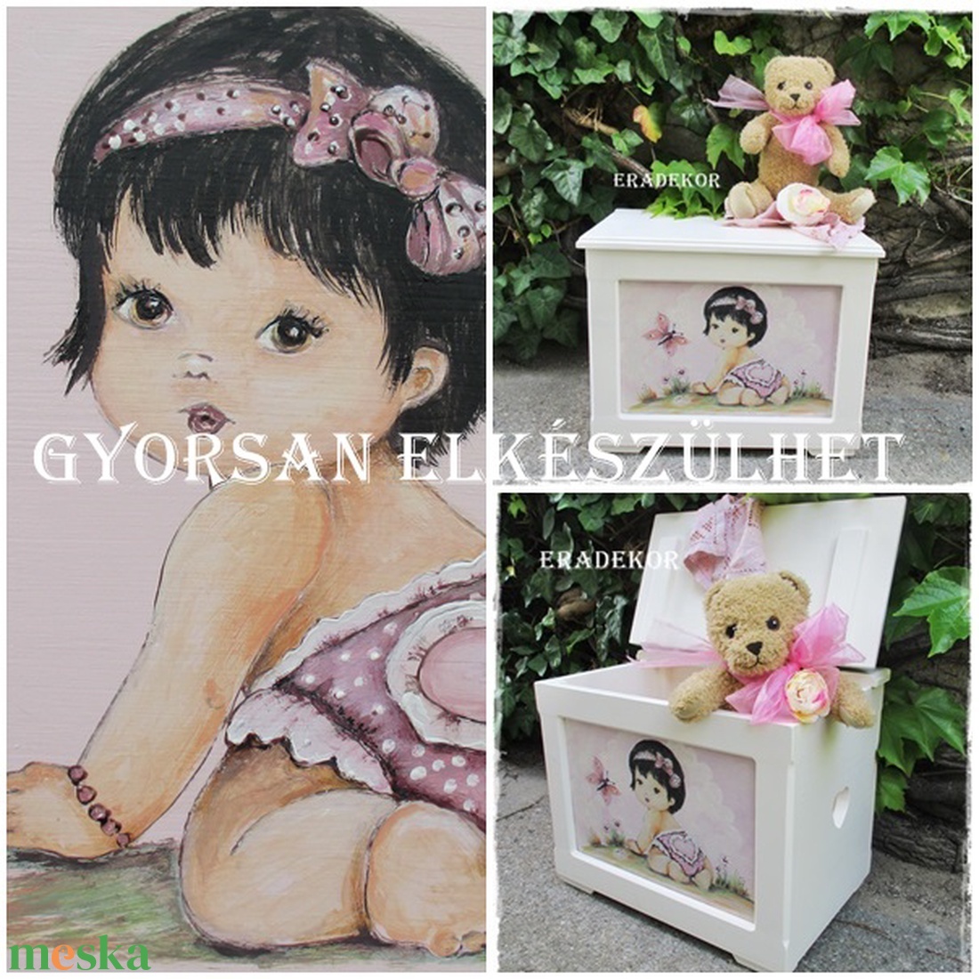 Cuki karácsonyi ajándék kislányoknak - otthon & életmód - babaszoba, gyerekszoba - Meska.hu