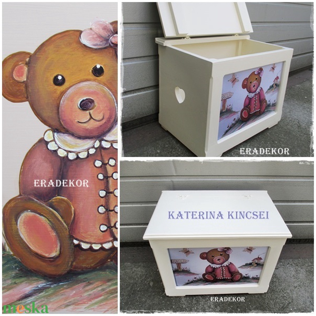 Macis ládák, karácsonyra - otthon & lakás - babaszoba, gyerekszoba - játéktároló - Meska.hu Macis ládák, karácsonyra - otthon & lakás - babaszoba, gyerekszoba - játéktároló - Meska.hu