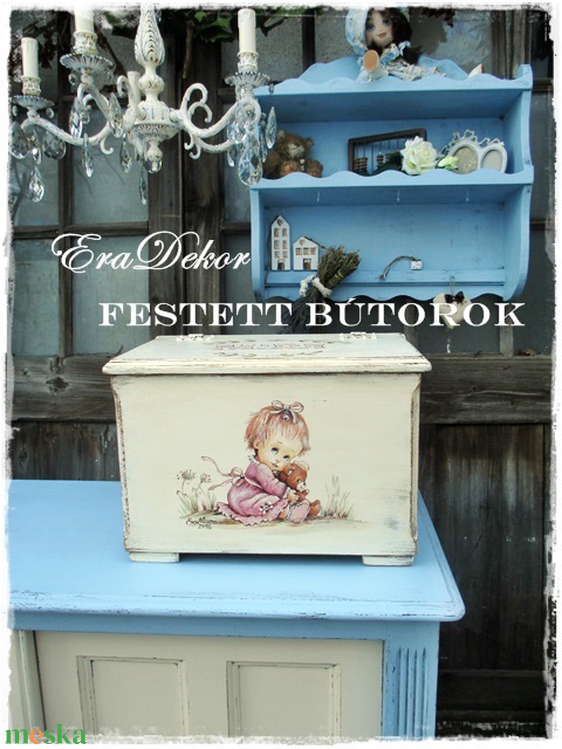 Levendulás, rusztikus vintage polc - otthon & életmód - bútor - polc - Meska.hu Levendulás, rusztikus vintage polc - otthon & életmód - bútor - polc - Meska.hu