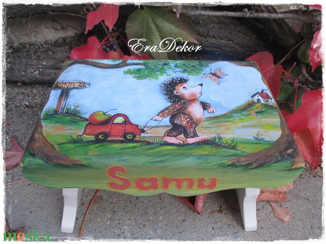 Sünis sámli keresztelőre - játék & sport - babalátogató ajándékcsomag - Meska.hu