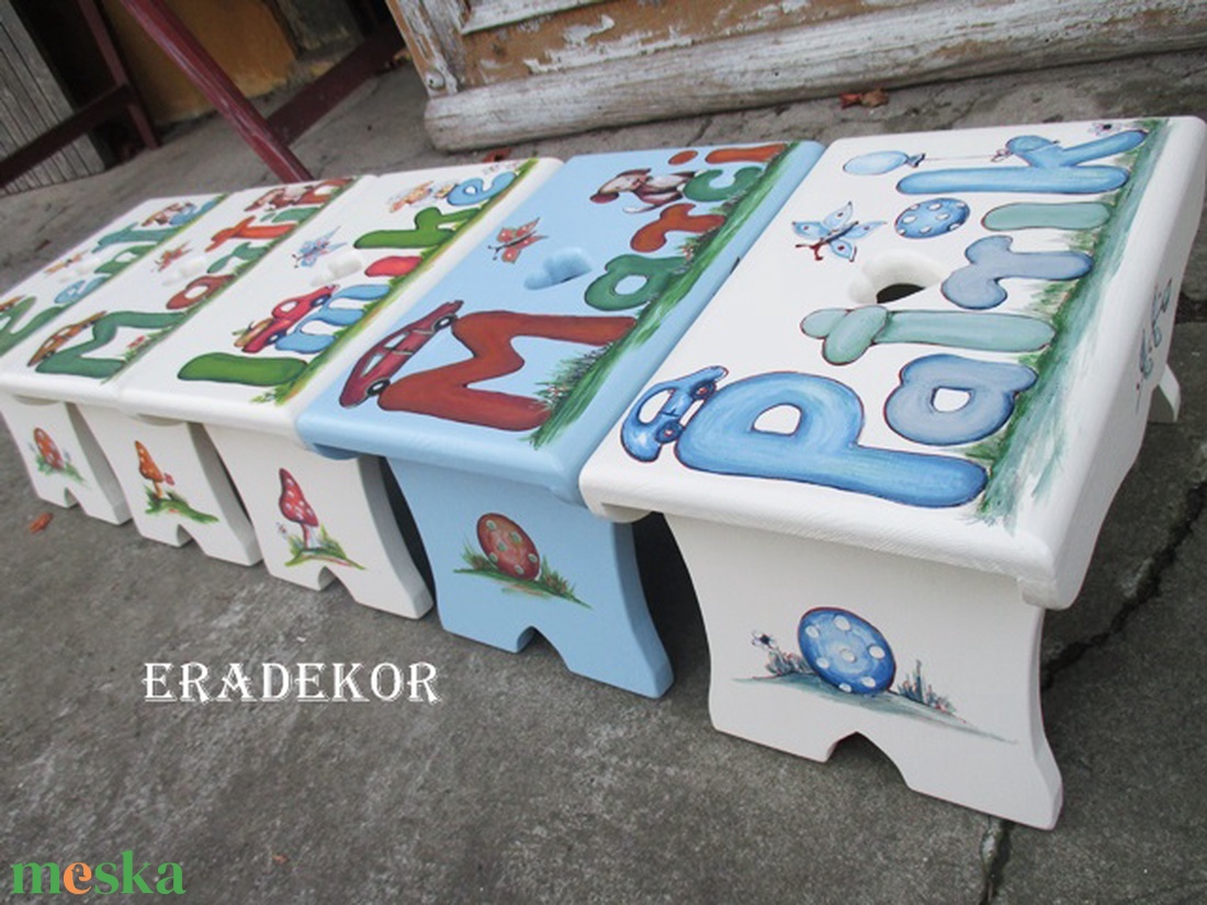 Mesés karácsonyi ajándékok - otthon & életmód - babaszoba, gyerekszoba - gyerek szék, sámli - Meska.hu