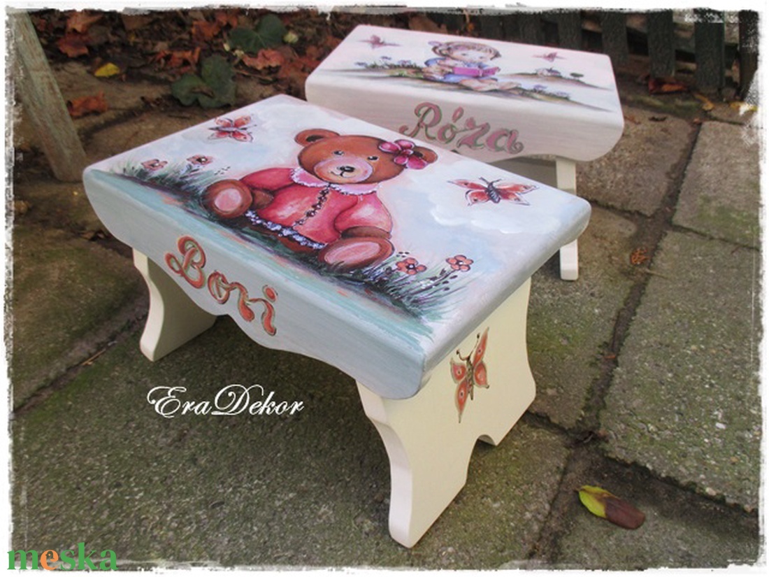 Vidám virágos, mackós mese - otthon & életmód - babaszoba, gyerekszoba - babaszoba, gyerekszoba - Meska.hu