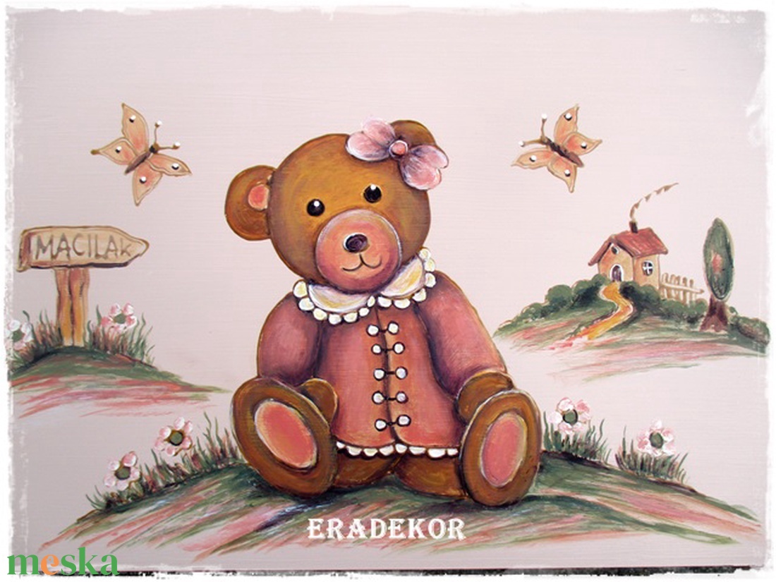 Macis kép a gyerekszobába - művészet - grafika & illusztráció - digitális - Meska.hu