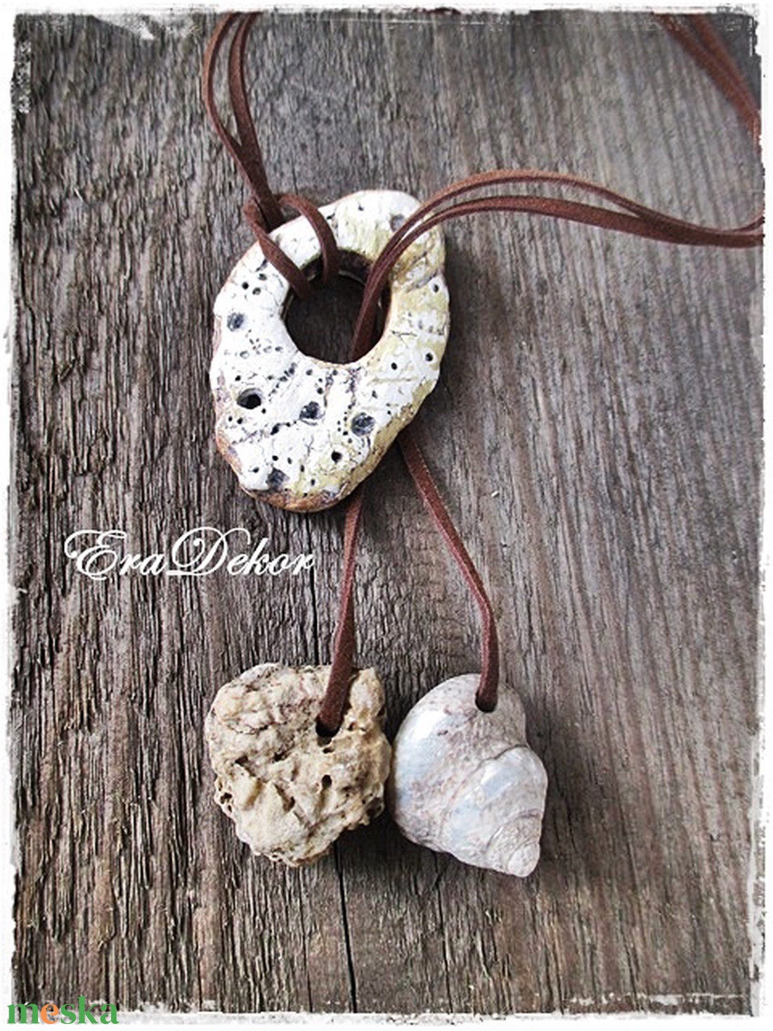 Vintage, nyár, tenger és nyaklánc - ékszer - nyaklánc - medál - Meska.hu