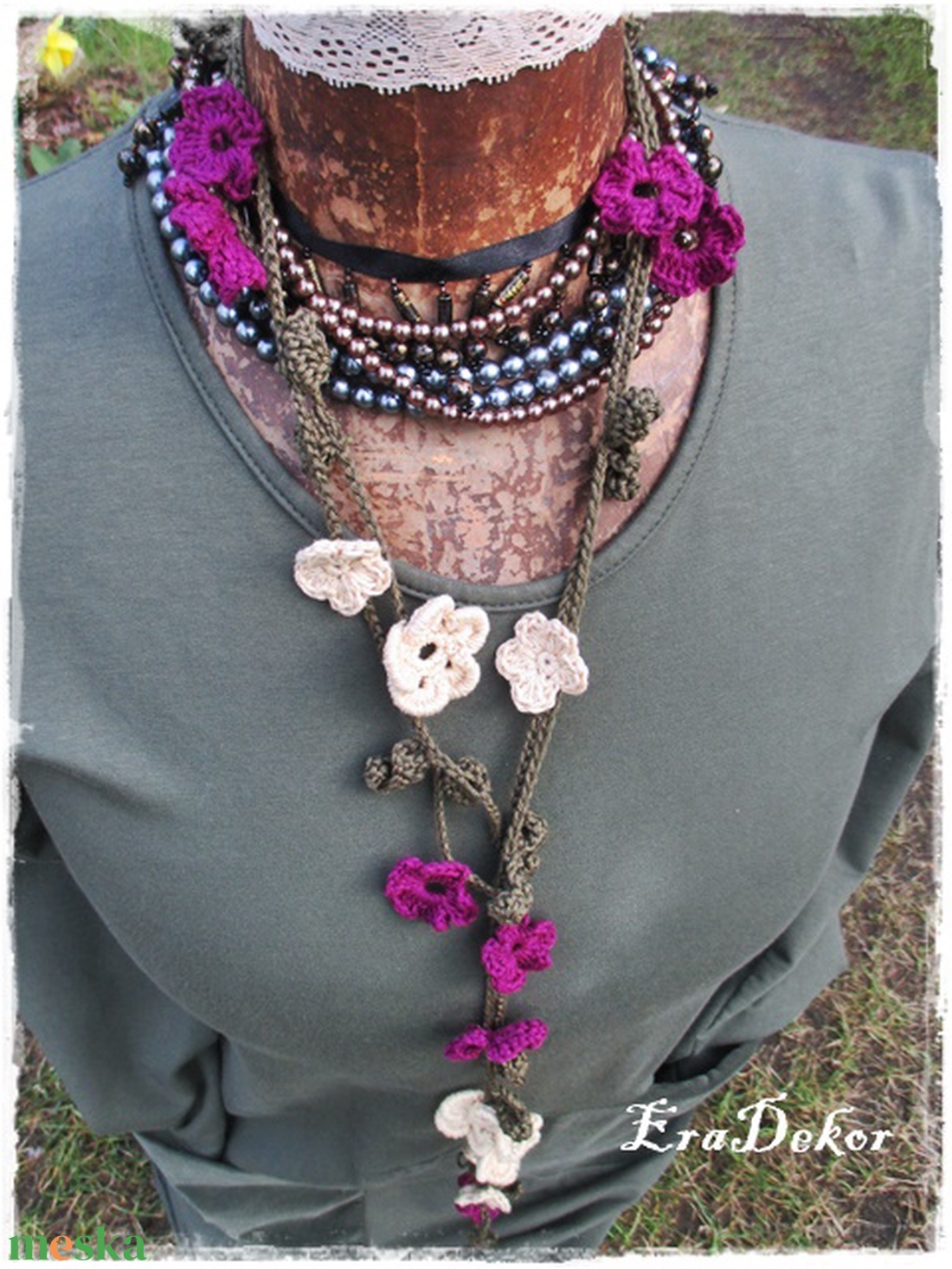 Boho virág mánia - ruha & divat - sál, sapka, kendő - stóla - Meska.hu Boho virág mánia - ruha & divat - sál, sapka, kendő - stóla - Meska.hu