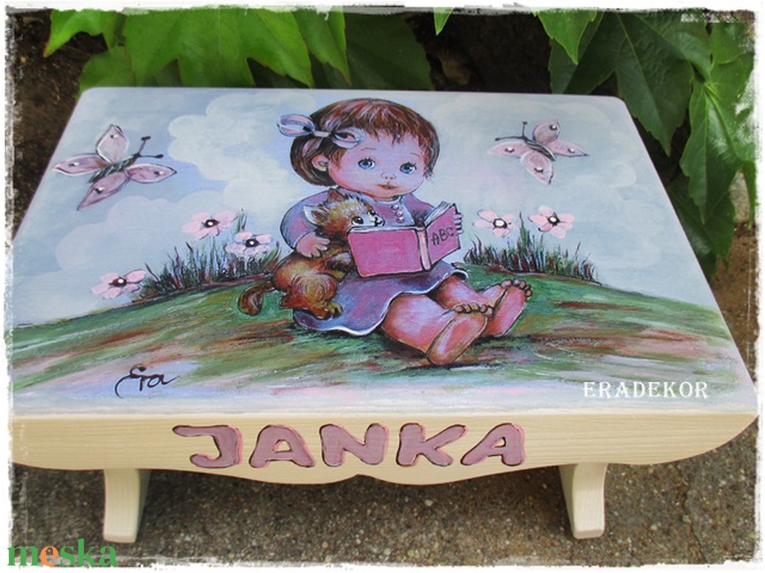 Névre szóló sámli keresztelőre cicás ajándék lánynak - otthon & lakás - babaszoba, gyerekszoba - gyerek szék, sámli - Meska.hu Névre szóló sámli keresztelőre cicás ajándék lánynak - otthon & lakás - babaszoba, gyerekszoba - gyerek szék, sámli - Meska.hu