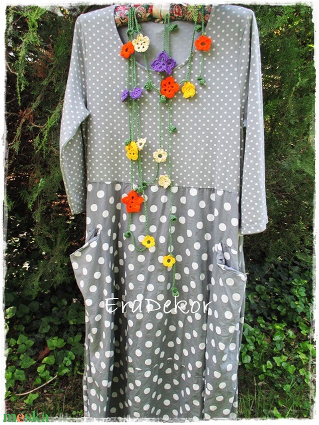 Virágom  - ékszer - nyaklánc - hosszú nyaklánc - Meska.hu