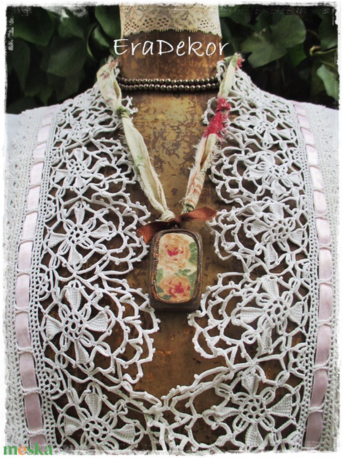  Bronz Bohém nyaklánc  - ékszer - nyaklánc - medálos nyaklánc - Meska.hu