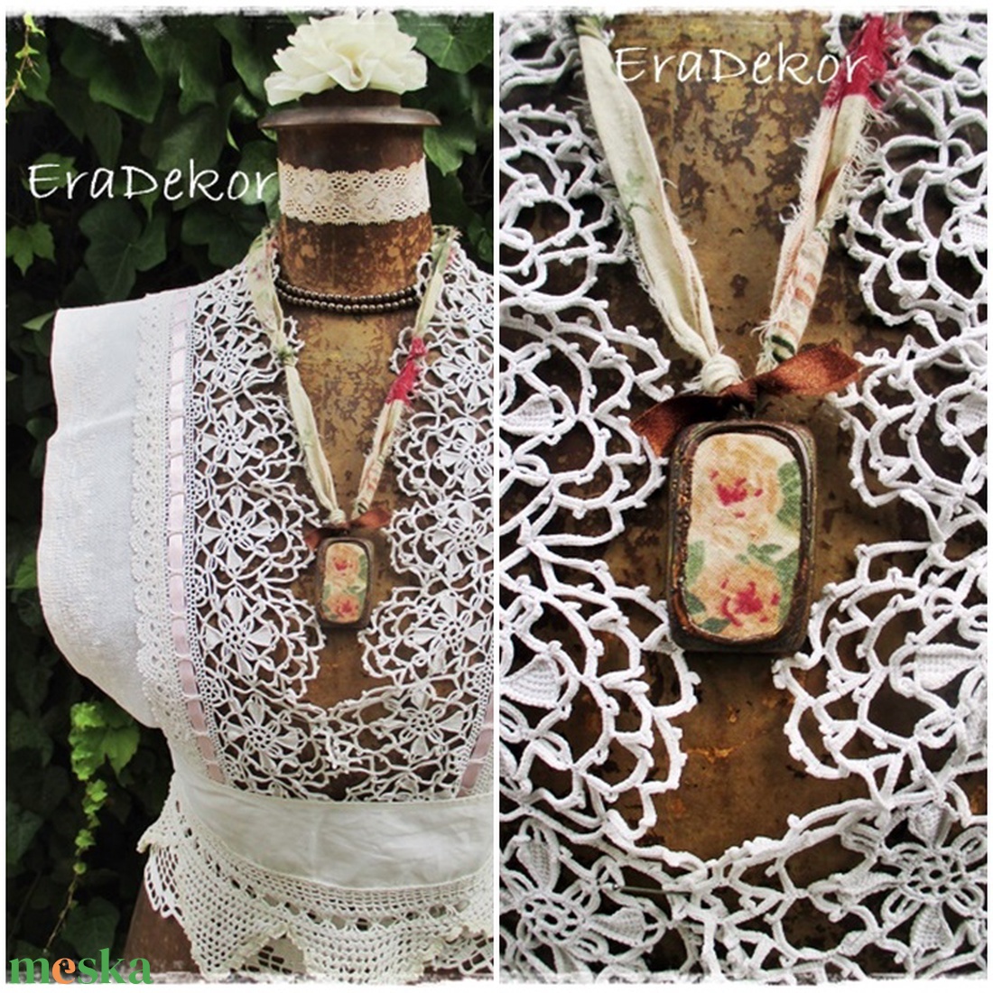  Bronz Bohém nyaklánc  - ékszer - nyaklánc - medálos nyaklánc - Meska.hu