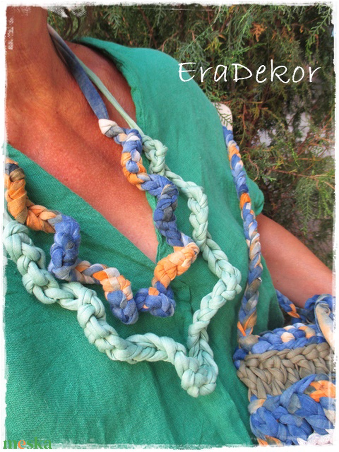  Türkíz nyakláncok  2db AKCIÓS - ékszer - nyaklánc - hosszú nyaklánc - Meska.hu