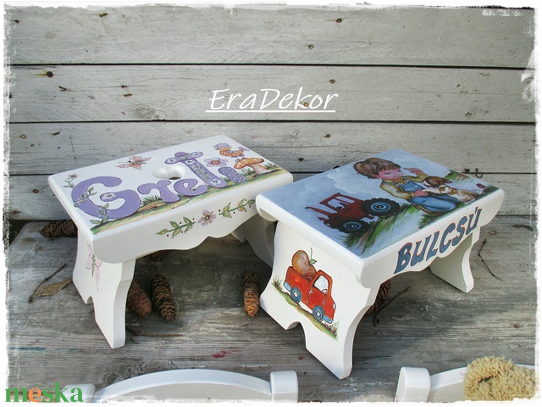 Névre szóló mesés sámli fiúnak keresztelőre ajándék - játék & sport - Meska.hu