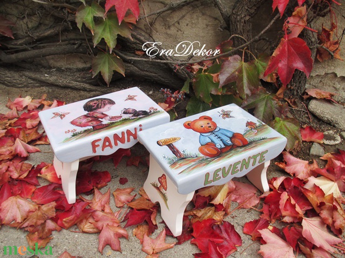 Kisfiúnak ajándék keresztelőre születésnapra mesés sámli névreszóló - játék & sport - keresztelőajándékok - Meska.hu