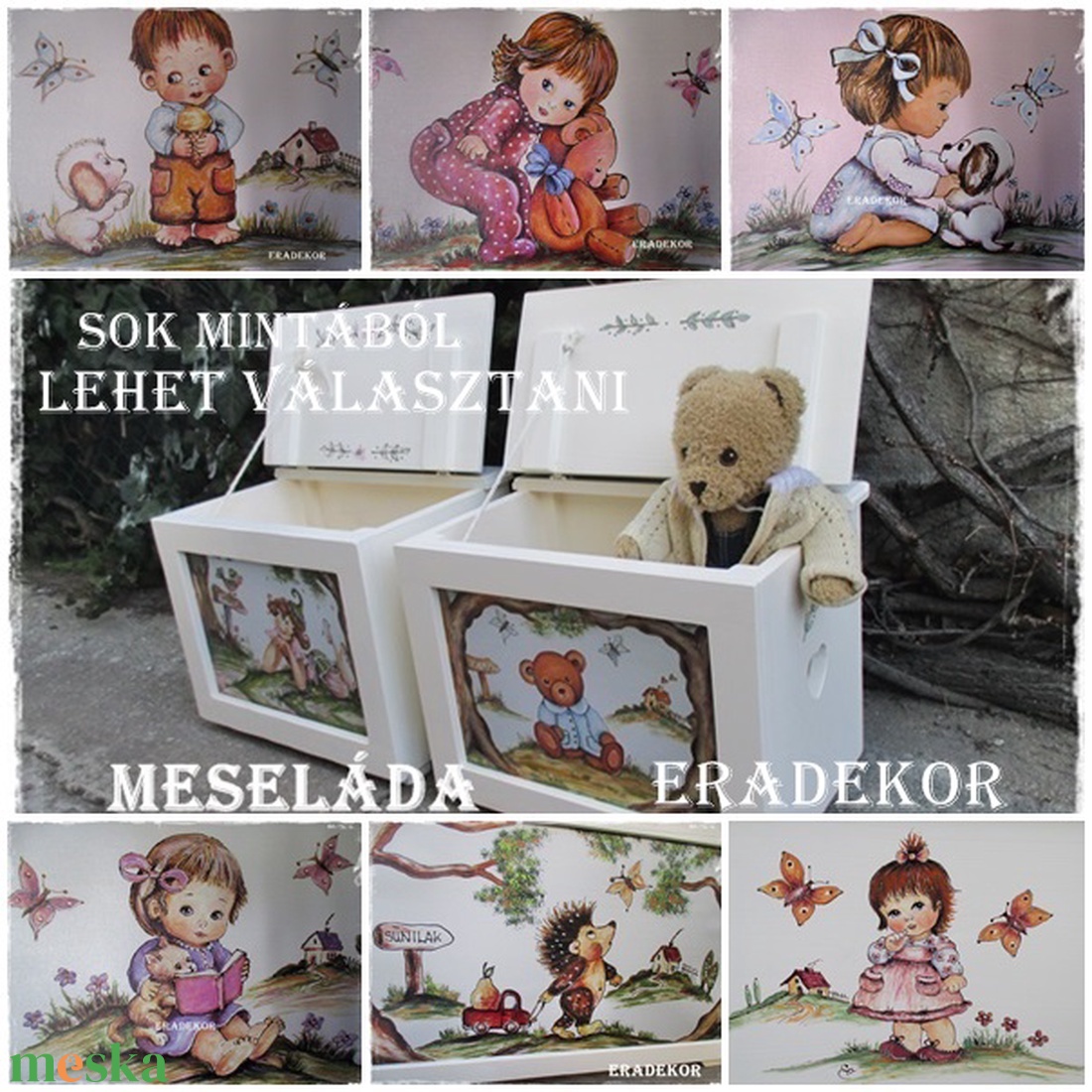 Mesés játéktároló láda keresztelőre - otthon & életmód - babaszoba, gyerekszoba - játéktároló - Meska.hu Mesés játéktároló láda keresztelőre - otthon & életmód - babaszoba, gyerekszoba - játéktároló - Meska.hu