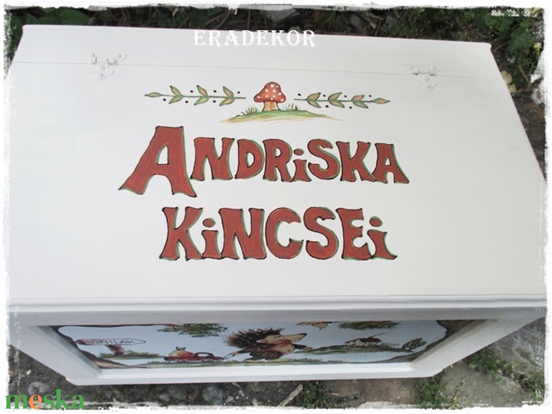 Süni az erdőben, játéktároló láda keresztelőre - játék & sport - keresztelőajándékok - Meska.hu Süni az erdőben, játéktároló láda keresztelőre - játék & sport - keresztelőajándékok - Meska.hu