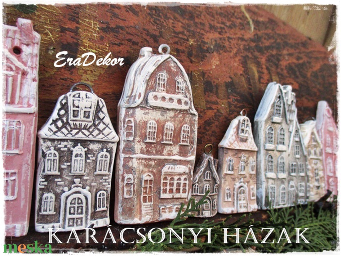 Vintage karácsonyi házak 3db - karácsony - karácsonyi lakásdekoráció - karácsonyfadíszek - Meska.hu Vintage karácsonyi házak 3db - karácsony - karácsonyi lakásdekoráció - karácsonyfadíszek - Meska.hu