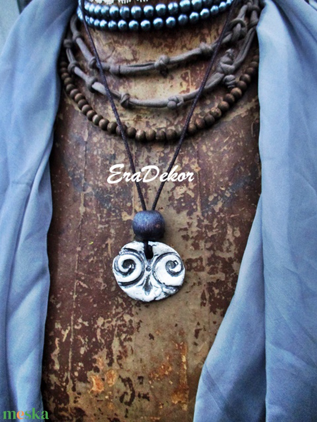 Natúr inda - ékszer - nyaklánc - medálos nyaklánc - Meska.hu
