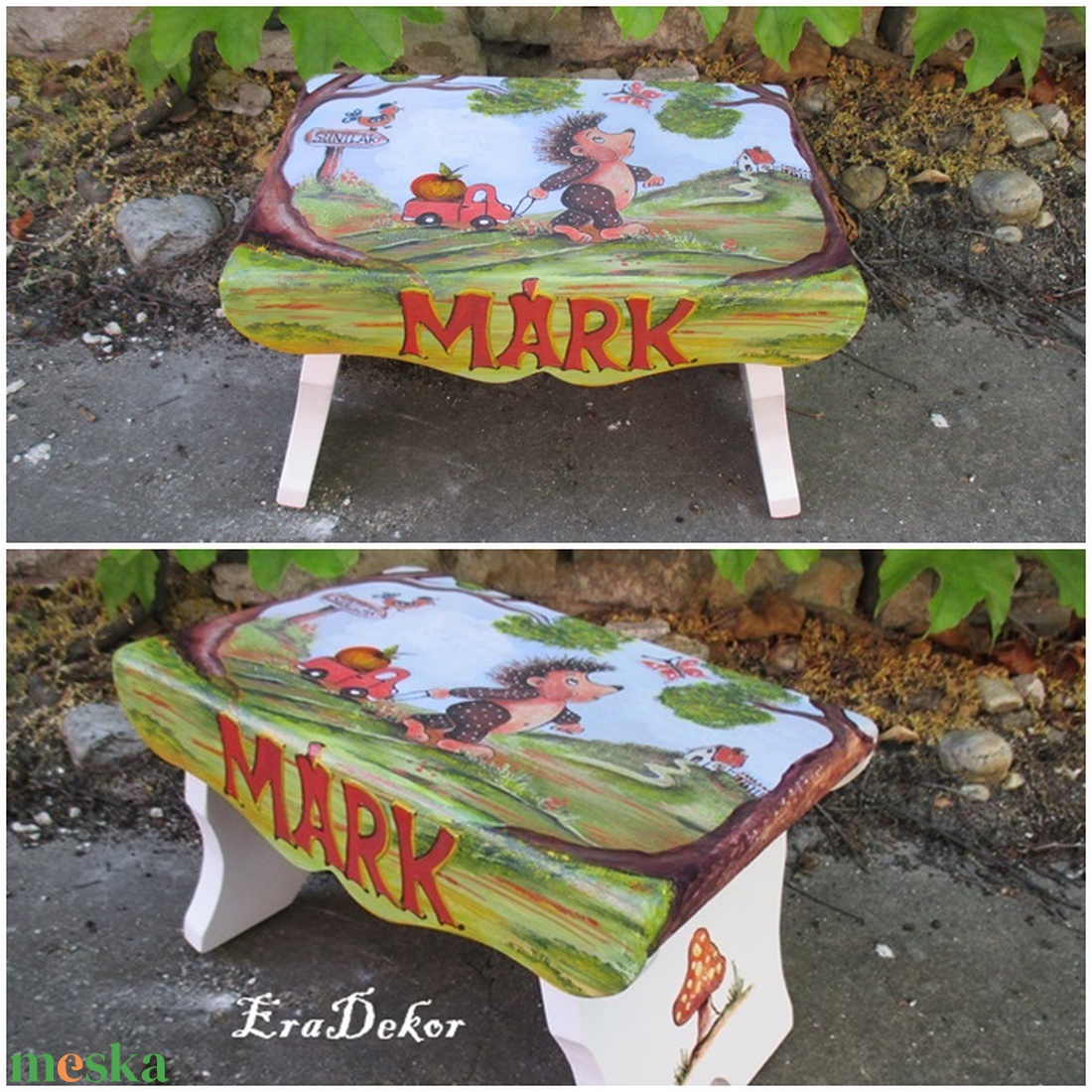 Erdős sünis sámli kisfiúknak 1db - játék & sport - keresztelőajándékok - Meska.hu