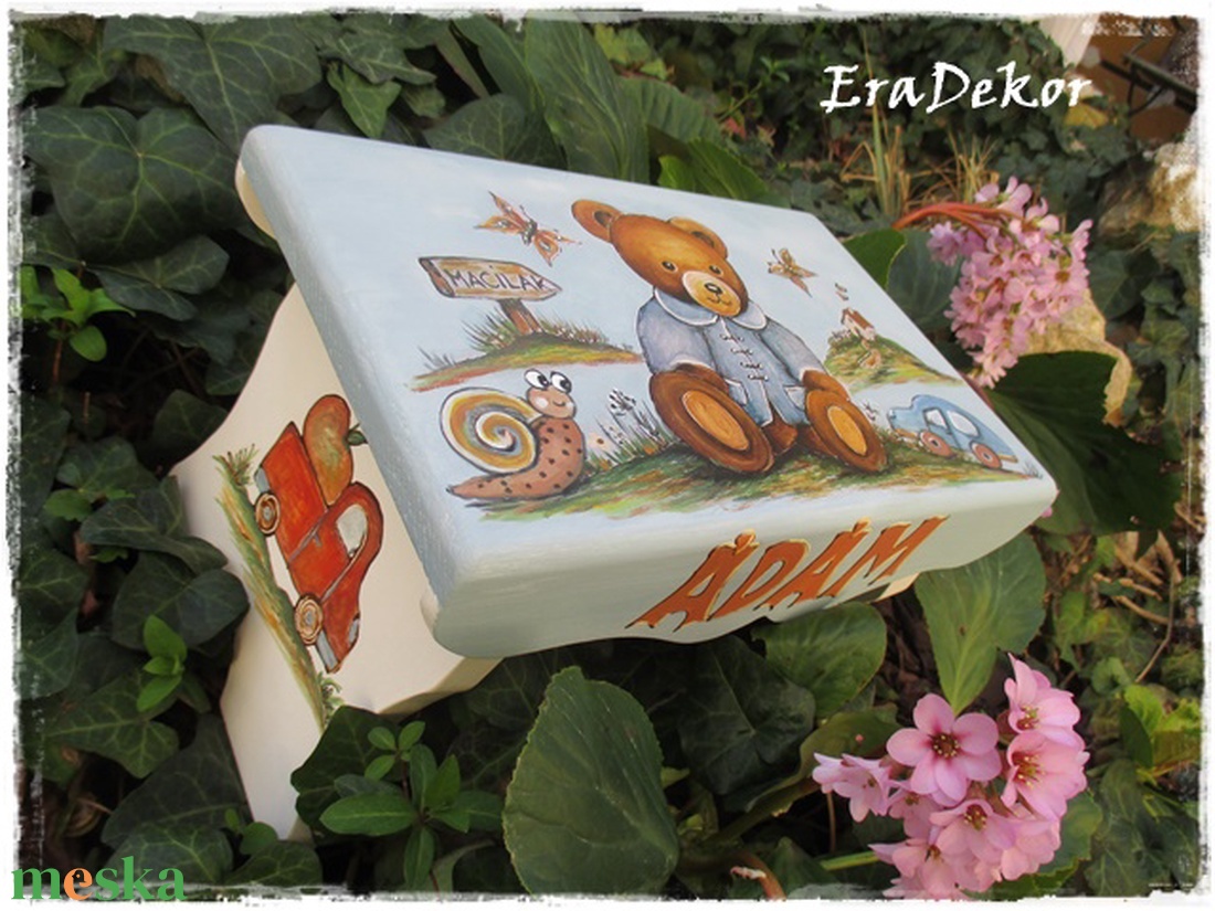 Mackós sámli kisfiúknak húsvéti keresztelőre - játék & sport - babalátogató ajándékcsomag - Meska.hu