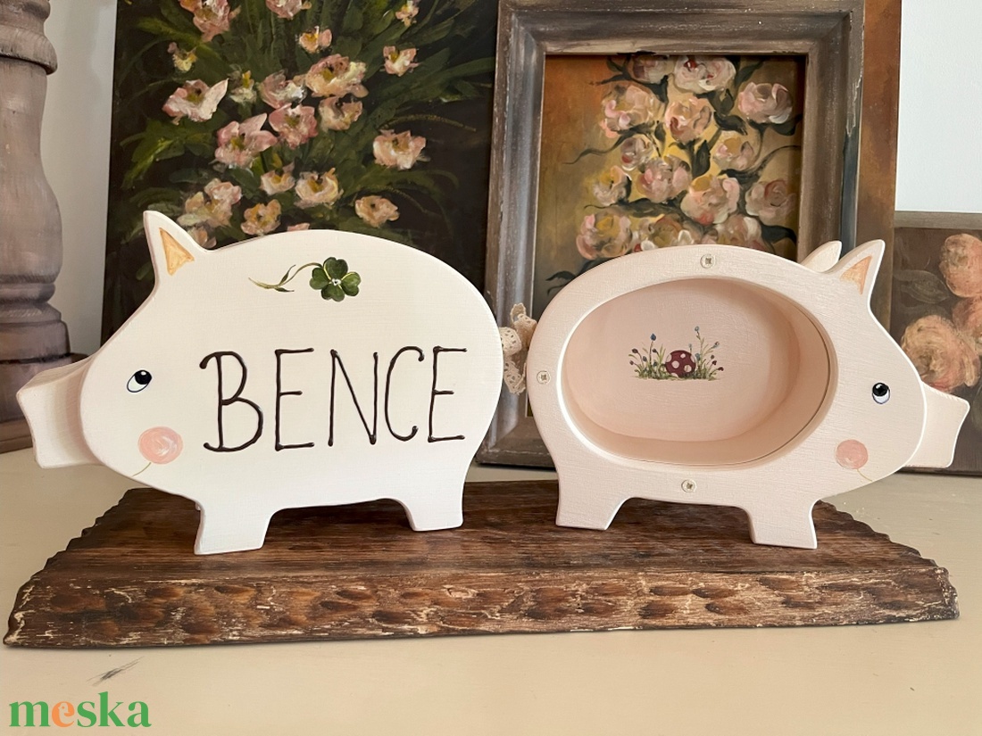 Pénzgyűjtő malacpersely gyerekeknek születésnapra, névnapra, ovis ballagásra - esküvő - emlék & ajándék - nászajándék - esküvői pénzátadó doboz - Meska.hu