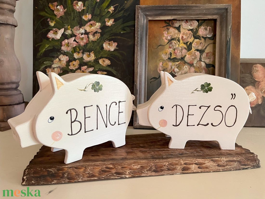 Pénzgyűjtő malacpersely gyerekeknek születésnapra, névnapra, ovis ballagásra - esküvő - emlék & ajándék - nászajándék - esküvői pénzátadó doboz - Meska.hu