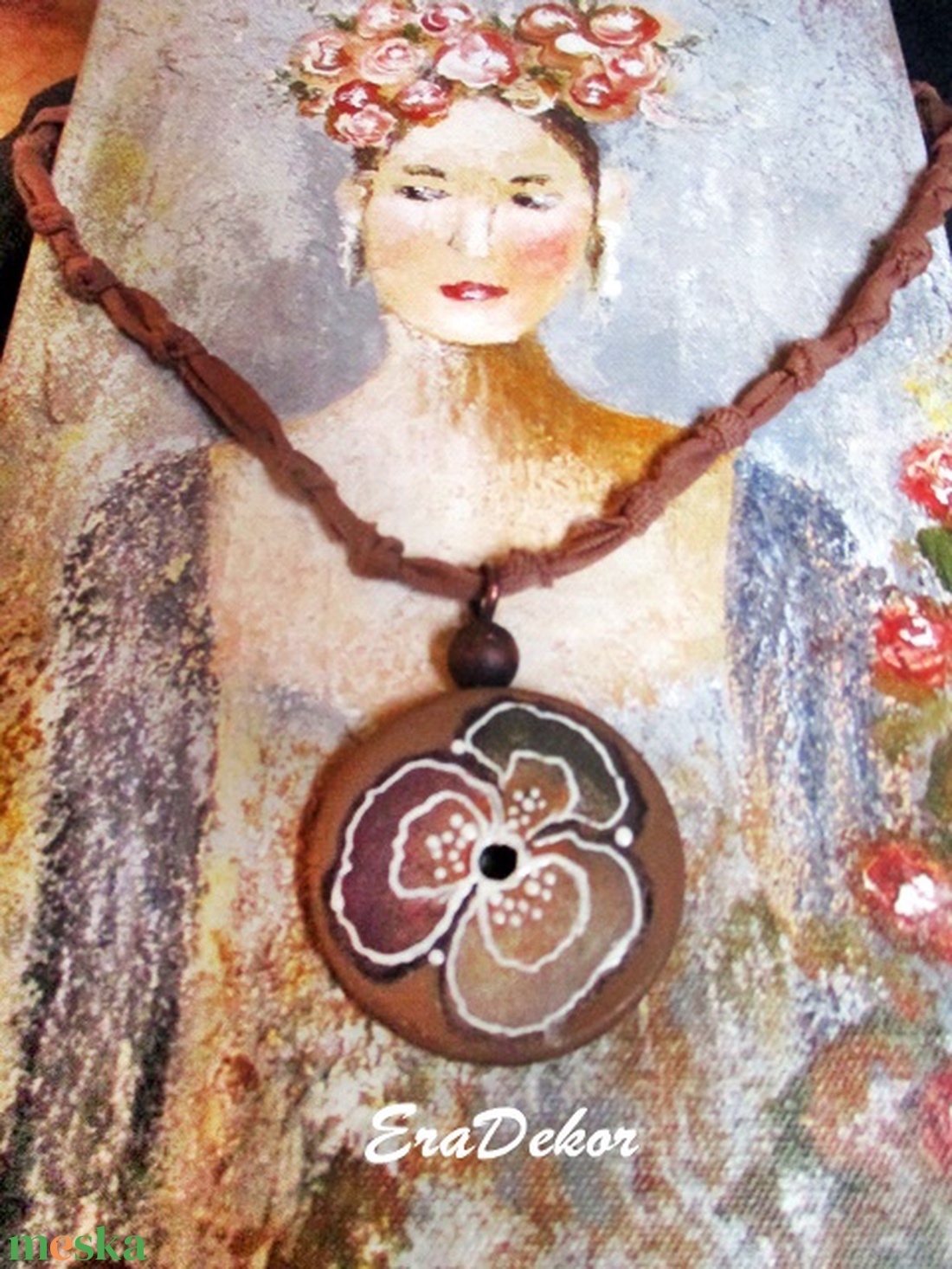 Fantázia virág medál, nyaklánc - ékszer - nyaklánc - medálos nyaklánc - Meska.hu Fantázia virág medál, nyaklánc - ékszer - nyaklánc - medálos nyaklánc - Meska.hu