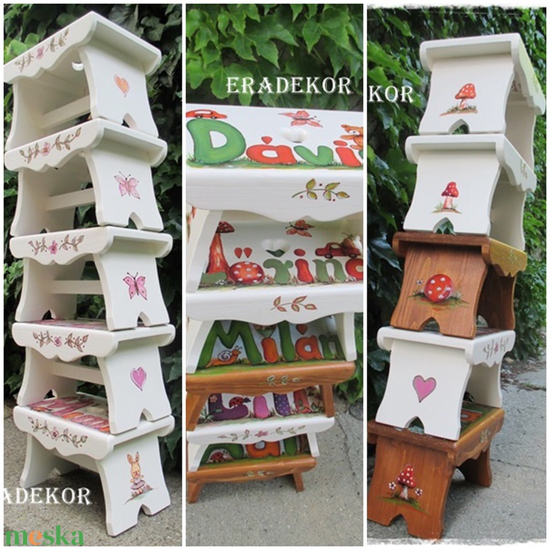 Első sámlim a nevemmel kislányoknak - játék & sport - babalátogató ajándékcsomag - Meska.hu  Első sámlim a nevemmel kislányoknak - játék & sport - babalátogató ajándékcsomag - Meska.hu