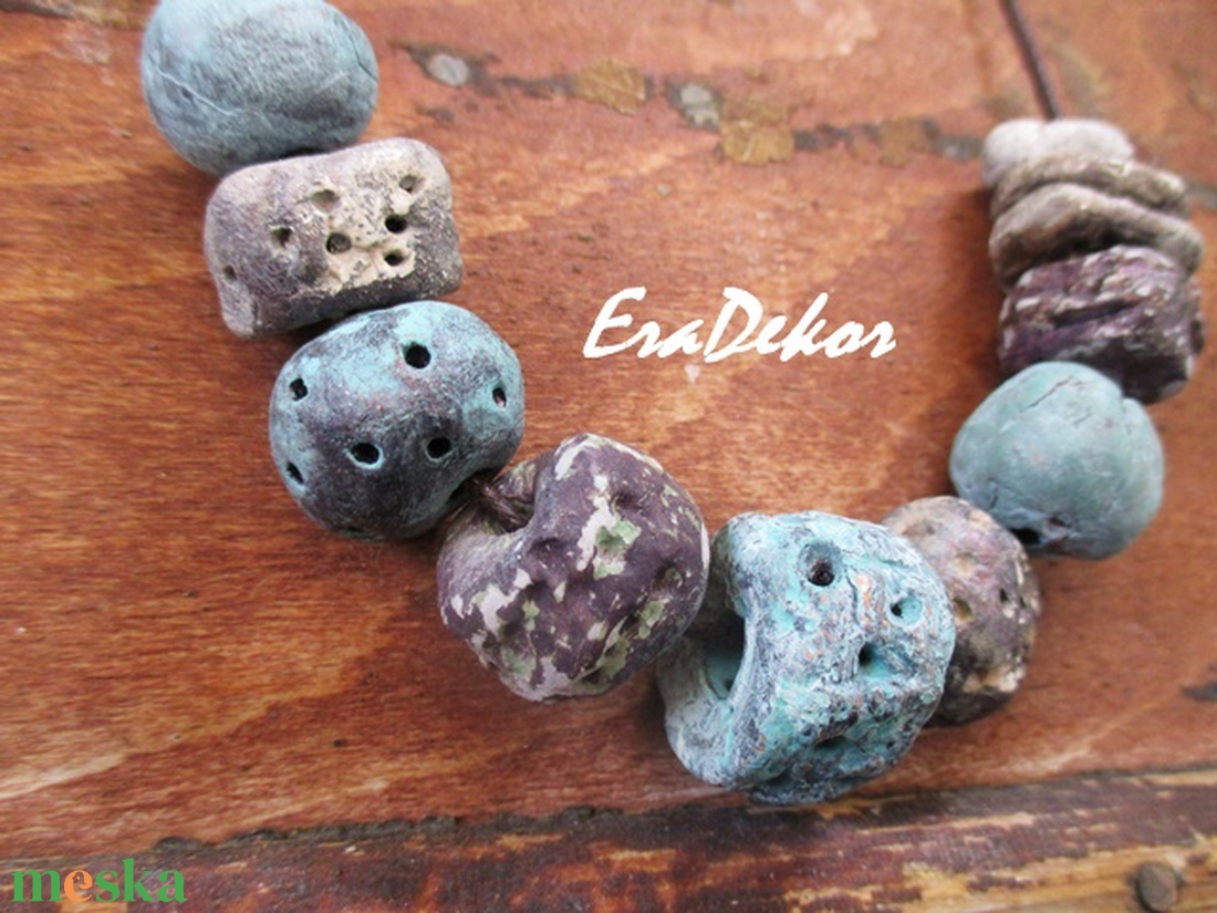 2db Bohém romantika nyaklánc türkiz, szürke - ékszer - nyaklánc - hosszú nyaklánc - Meska.hu 2db Bohém romantika nyaklánc türkiz, szürke - ékszer - nyaklánc - hosszú nyaklánc - Meska.hu