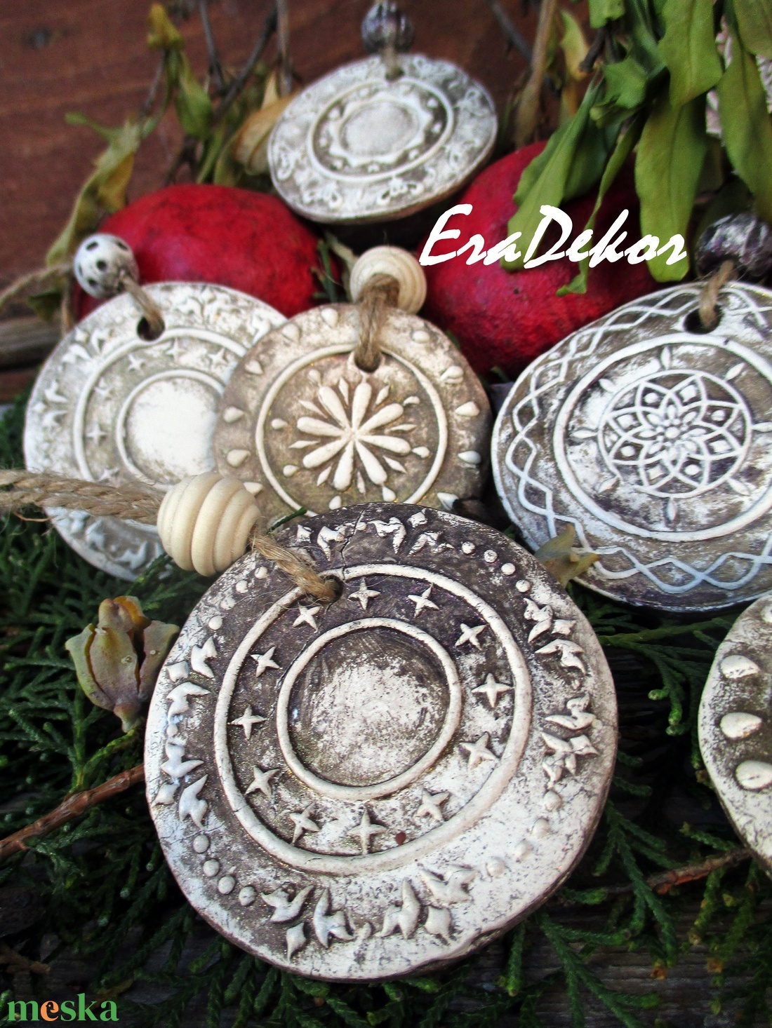 Rusztikus karácsonyfadíszek 6db - karácsony - karácsonyi lakásdekoráció - karácsonyfadíszek - Meska.hu Rusztikus karácsonyfadíszek 6db - karácsony - karácsonyi lakásdekoráció - karácsonyfadíszek - Meska.hu