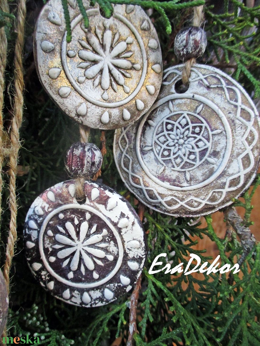 Rusztikus karácsonyfadíszek 6db - karácsony - karácsonyi lakásdekoráció - karácsonyfadíszek - Meska.hu Rusztikus karácsonyfadíszek 6db - karácsony - karácsonyi lakásdekoráció - karácsonyfadíszek - Meska.hu