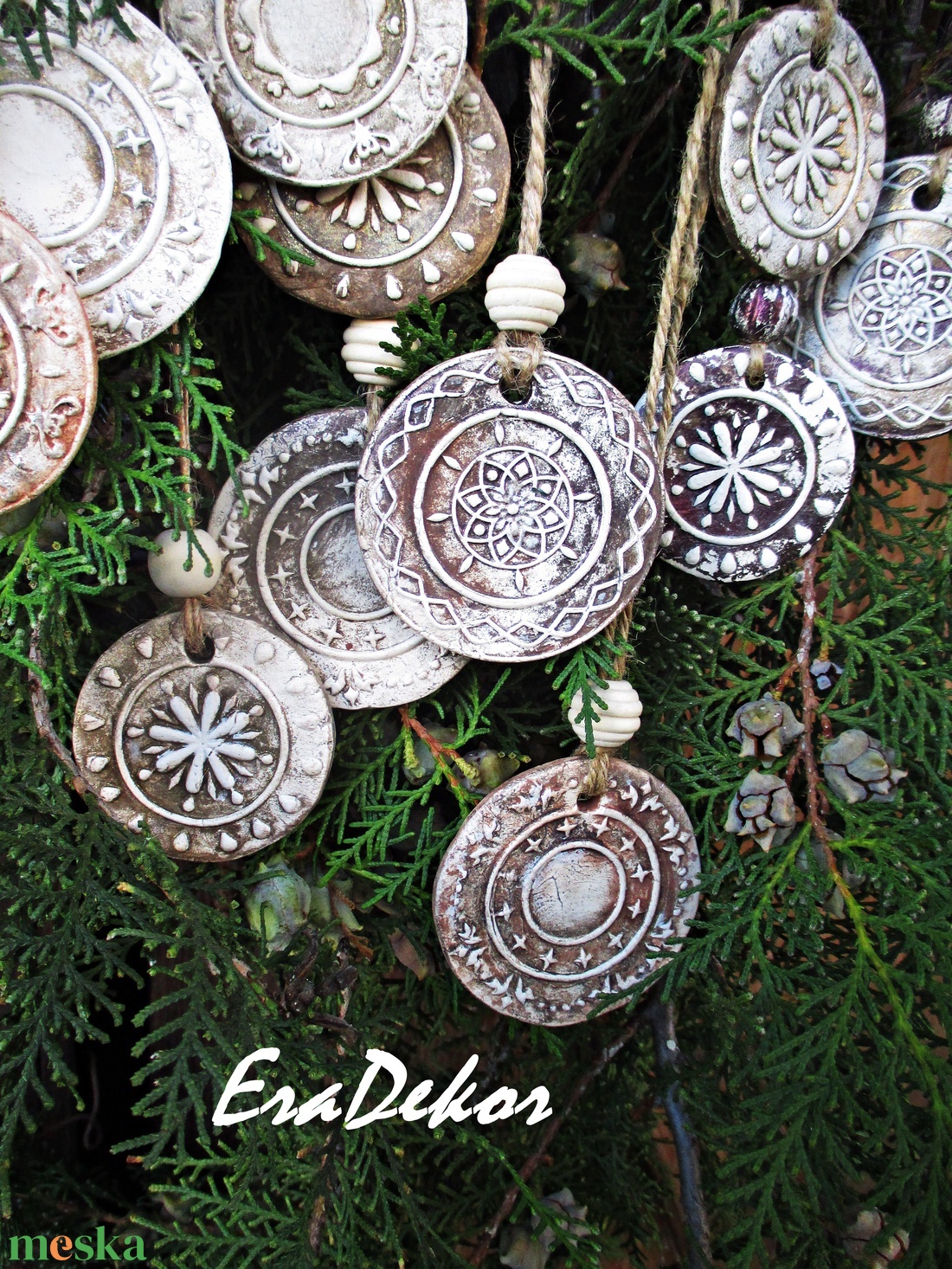 Rusztikus karácsonyfadíszek 10db - karácsony - karácsonyi lakásdekoráció - karácsonyfadíszek - Meska.hu Rusztikus karácsonyfadíszek 10db - karácsony - karácsonyi lakásdekoráció - karácsonyfadíszek - Meska.hu