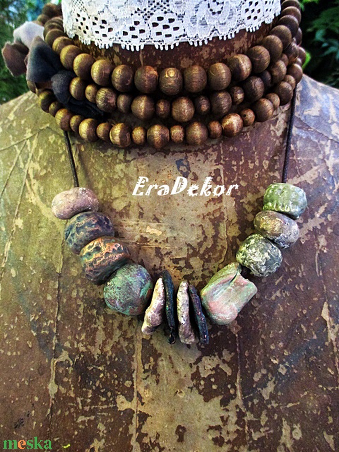 Bohém és rusztikus - ékszer - nyaklánc - hosszú nyaklánc - Meska.hu