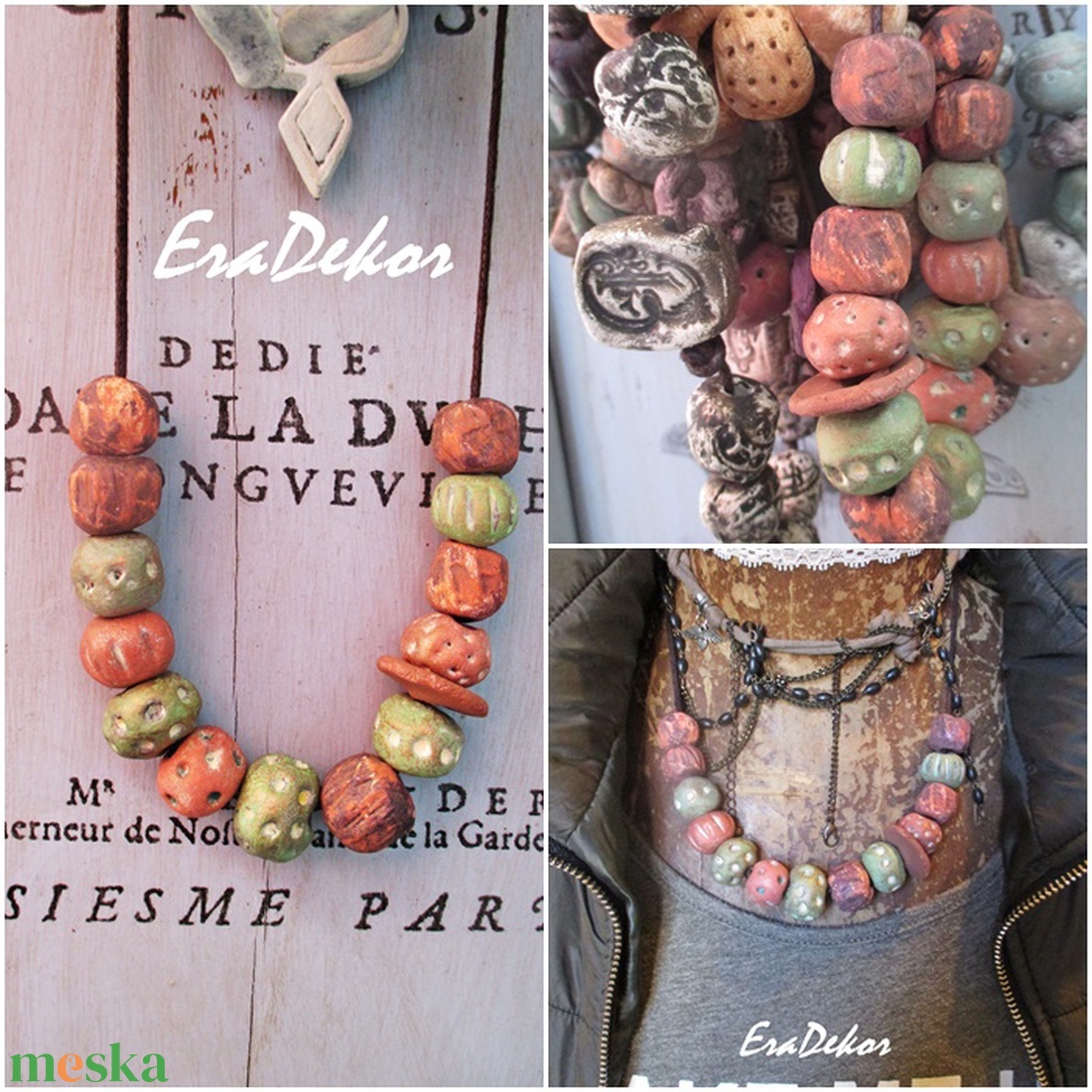 Pöttyös az igazi - ékszer - nyaklánc - hosszú nyaklánc - Meska.hu