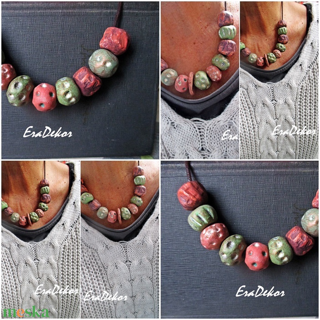 Pöttyös az igazi - ékszer - nyaklánc - hosszú nyaklánc - Meska.hu