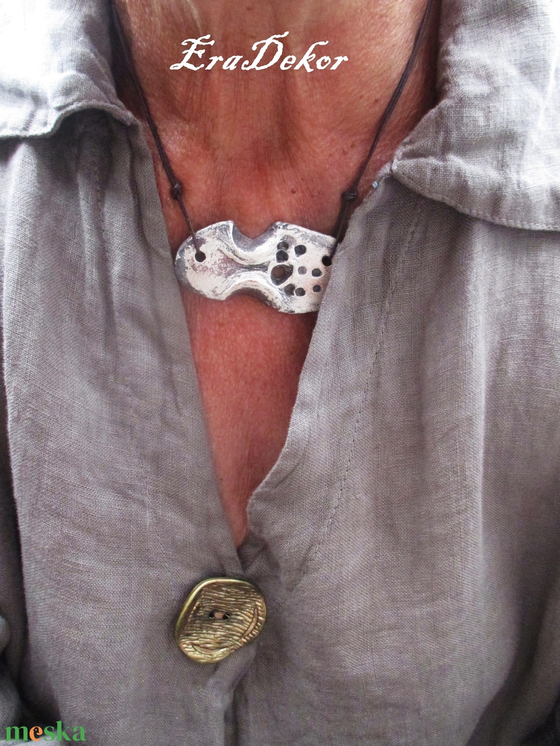 Kreatív fantázia nyaklánc   - ékszer - nyaklánc - medálos nyaklánc - Meska.hu