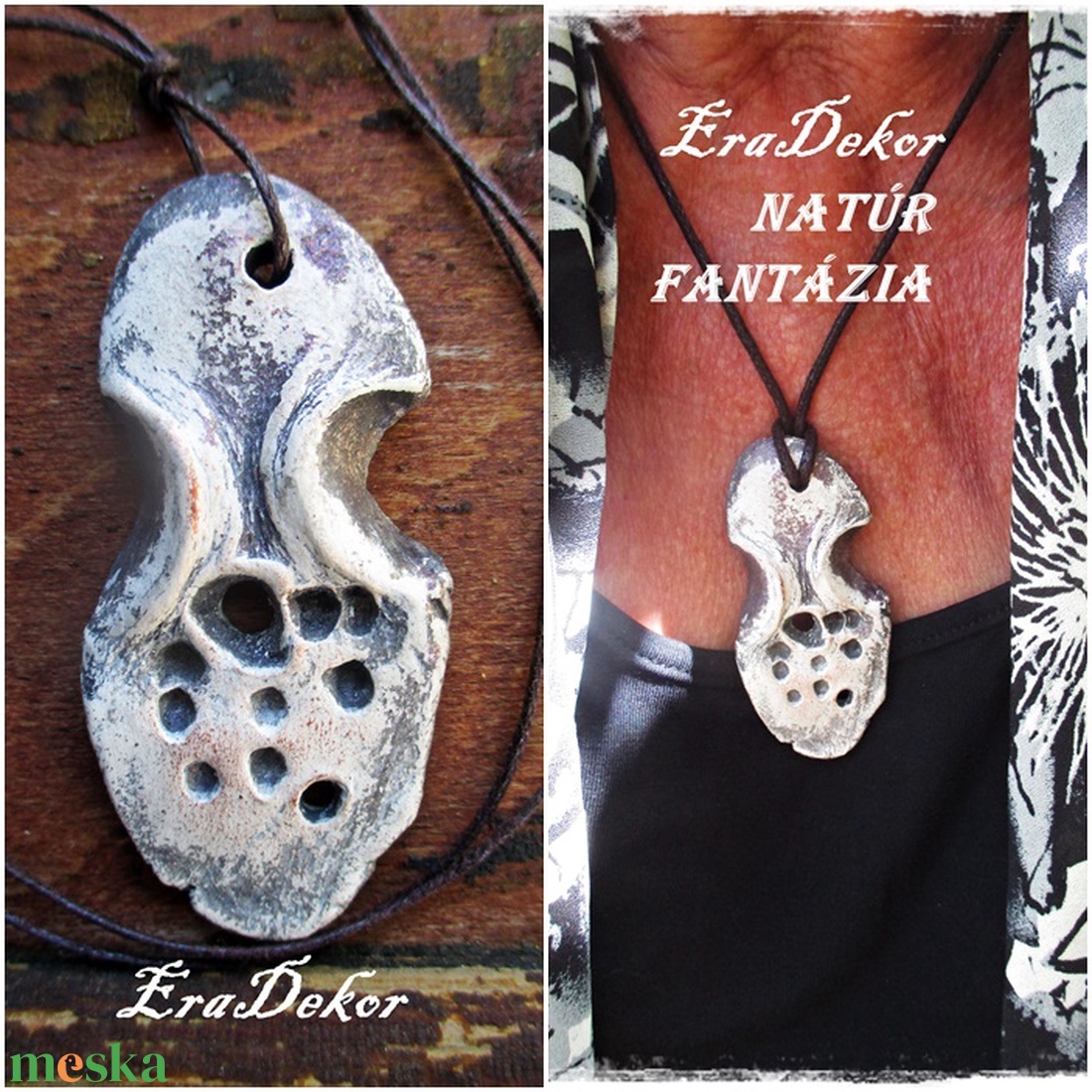 Kreatív fantázia nyaklánc   - ékszer - nyaklánc - medálos nyaklánc - Meska.hu