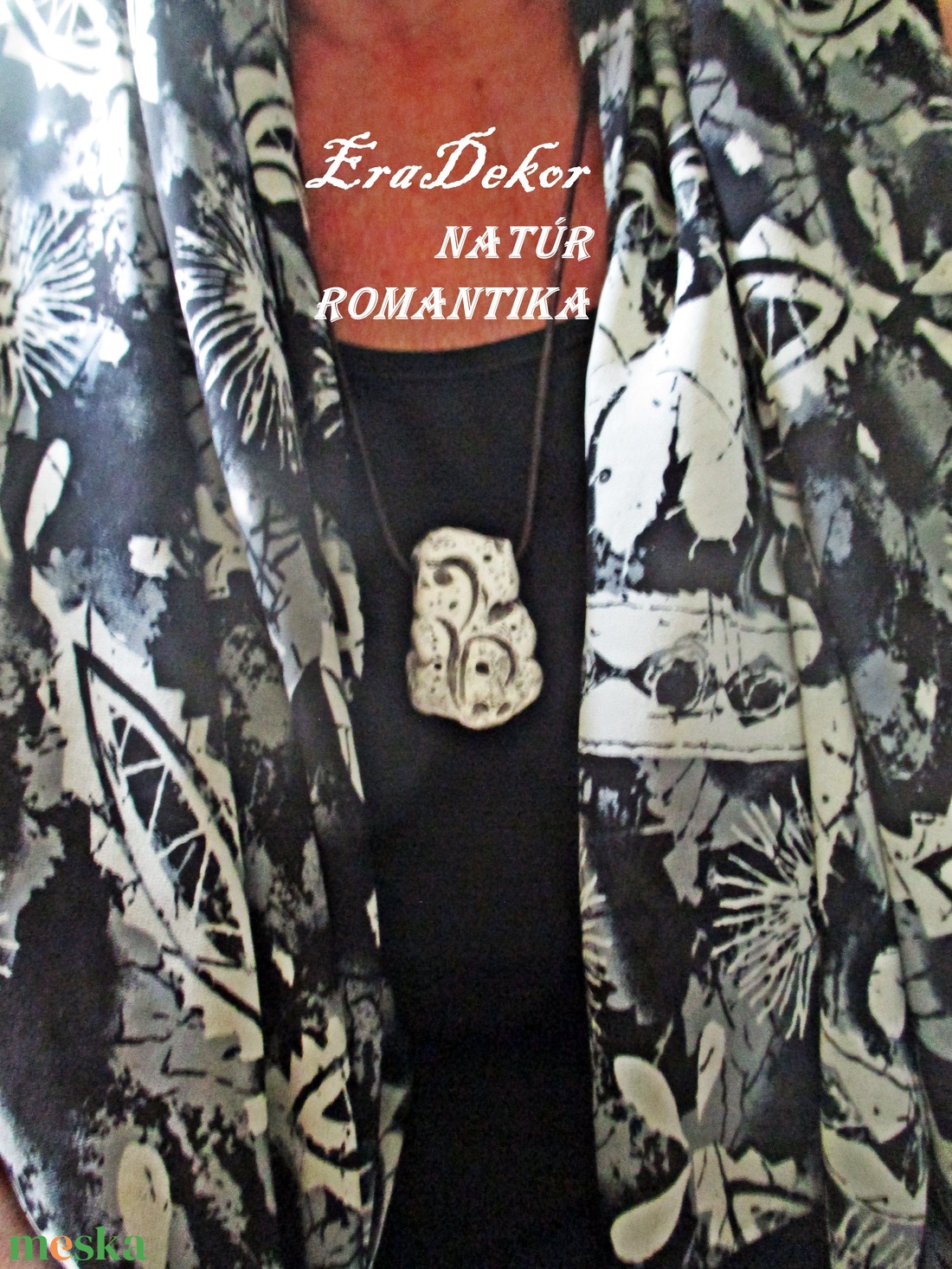 Natúr fantázia nyaklánc   - ékszer - nyaklánc - medálos nyaklánc - Meska.hu