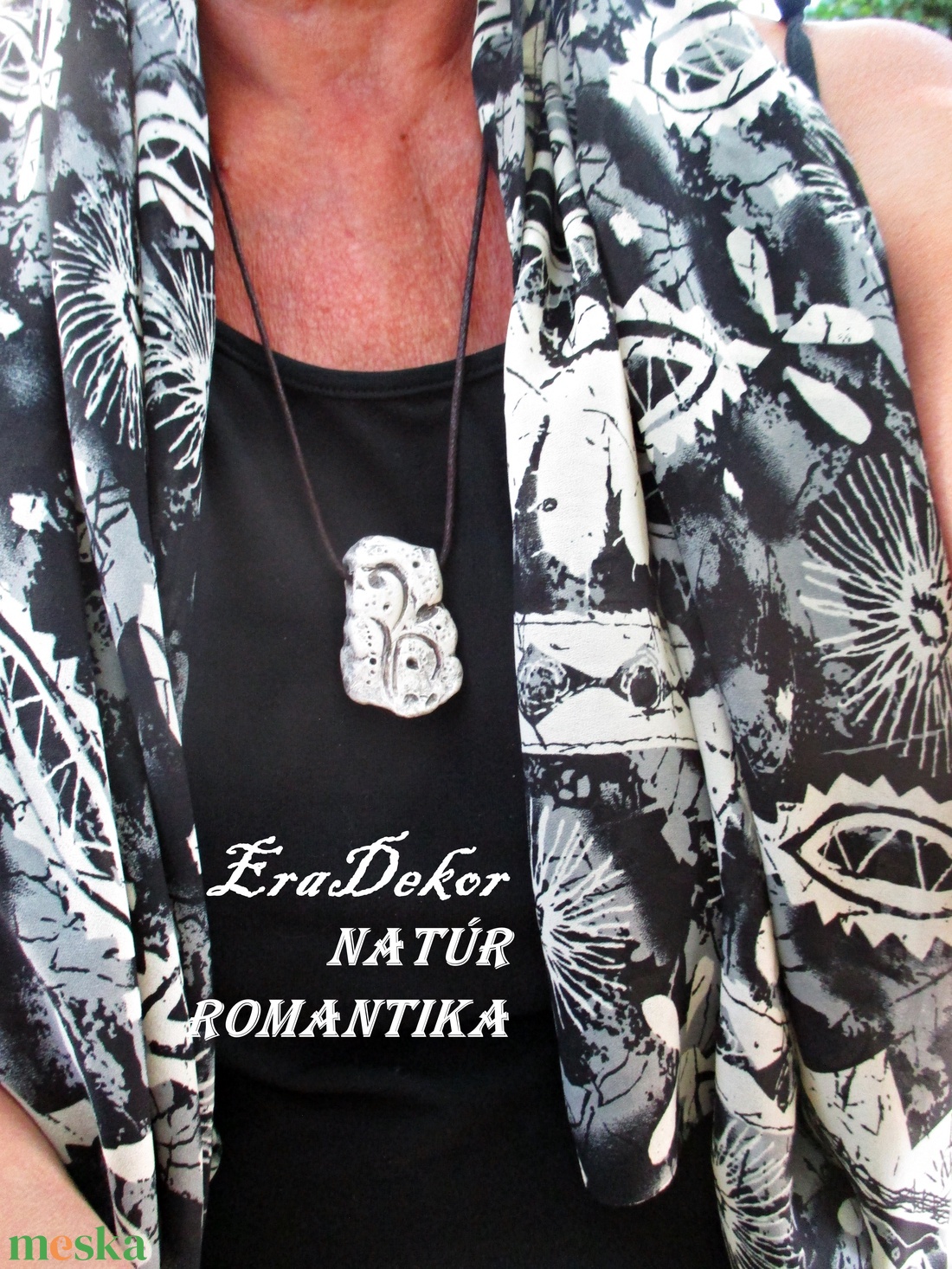 Natúr fantázia nyaklánc   - ékszer - nyaklánc - medálos nyaklánc - Meska.hu