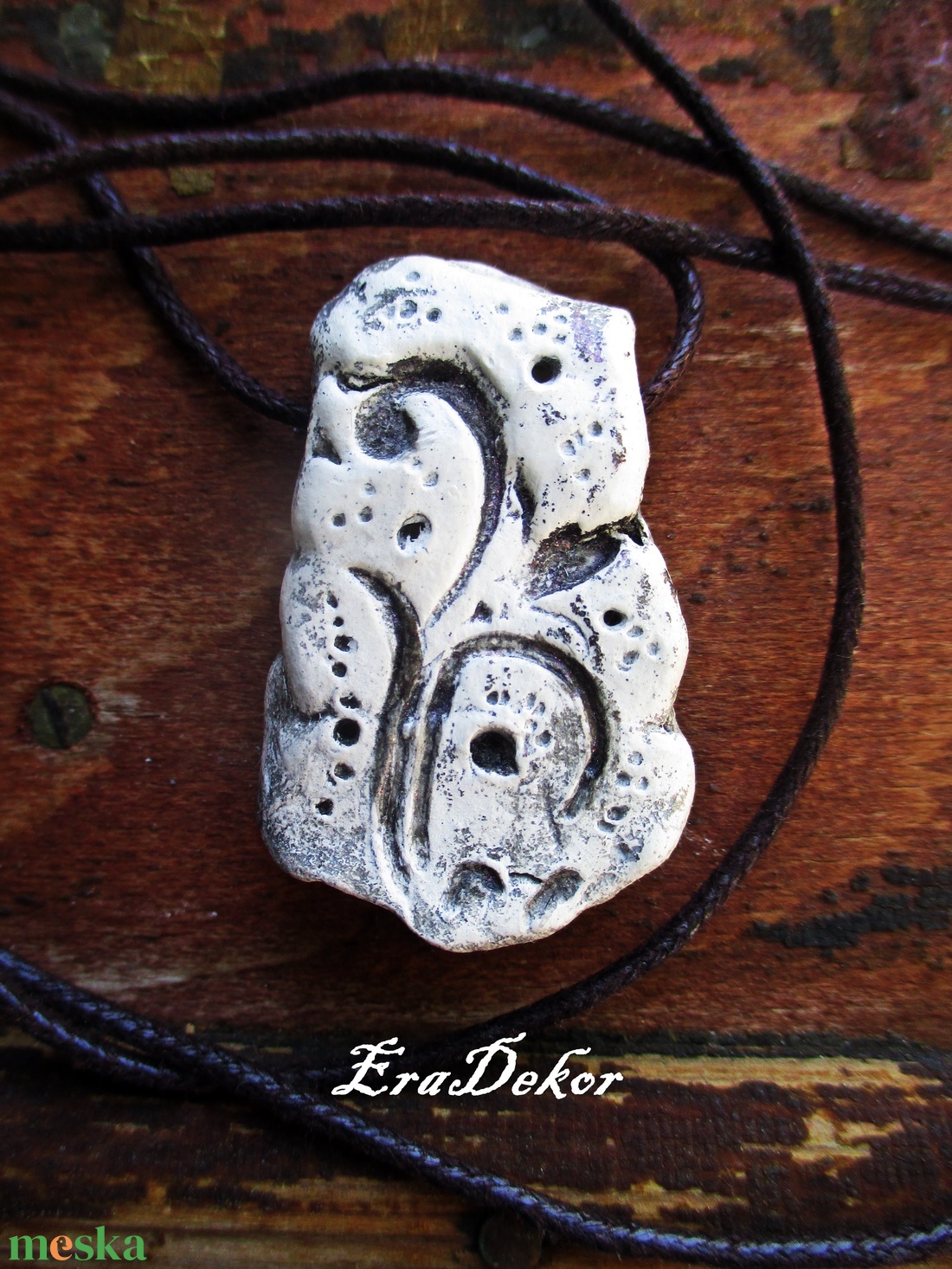 Natúr fantázia nyaklánc   - ékszer - nyaklánc - medálos nyaklánc - Meska.hu