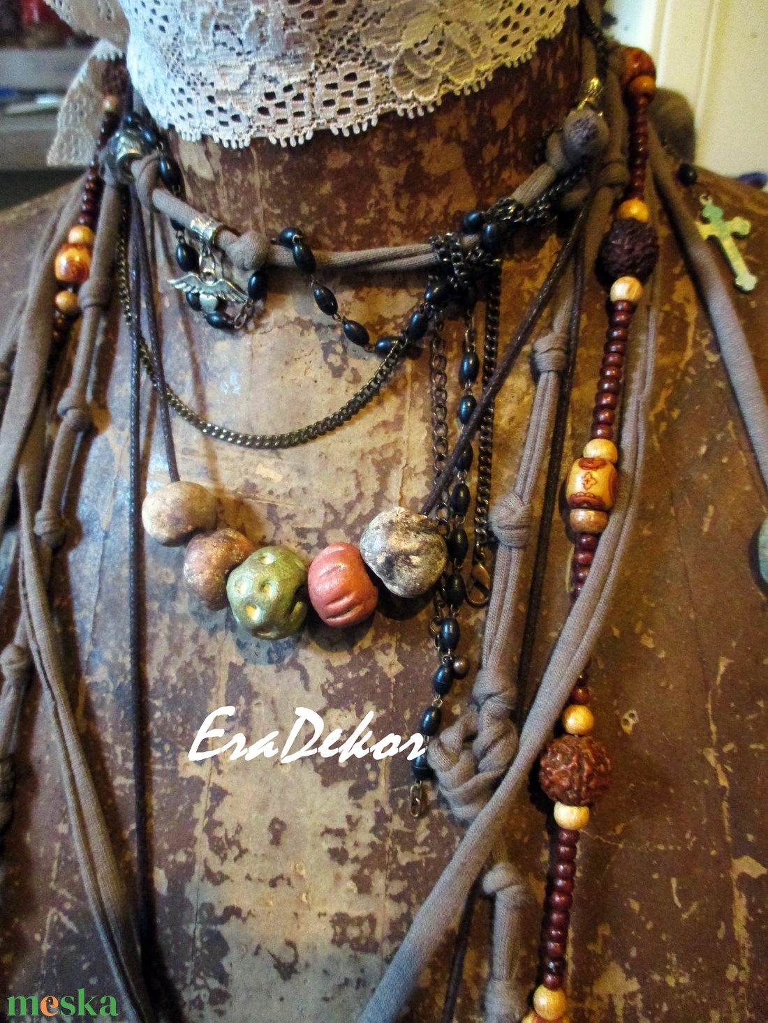 A pöttyös az igazi 2db - ékszer - nyaklánc - hosszú nyaklánc - Meska.hu