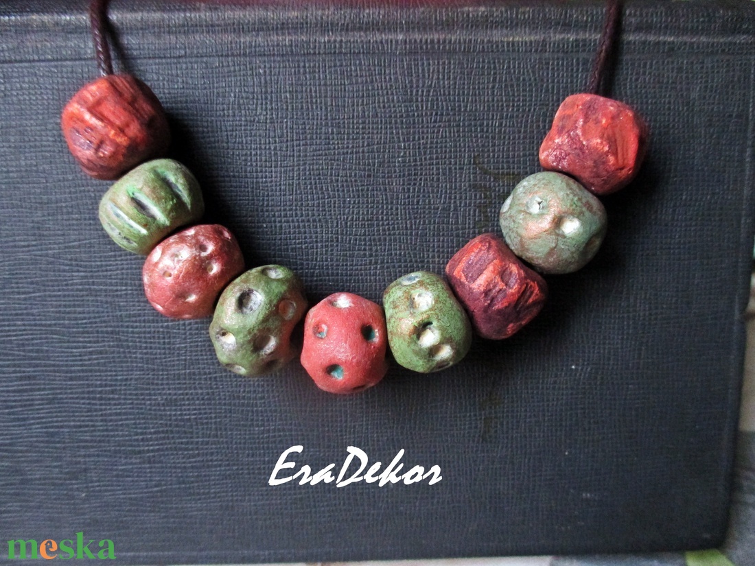 A pöttyös az igazi 2db - ékszer - nyaklánc - hosszú nyaklánc - Meska.hu