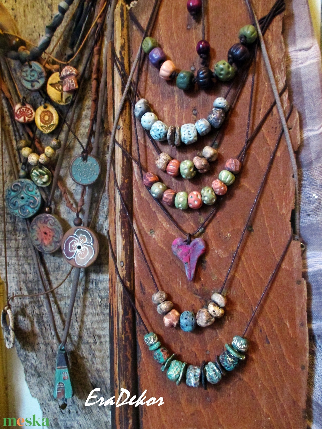 A pöttyös az igazi 2db - ékszer - nyaklánc - hosszú nyaklánc - Meska.hu