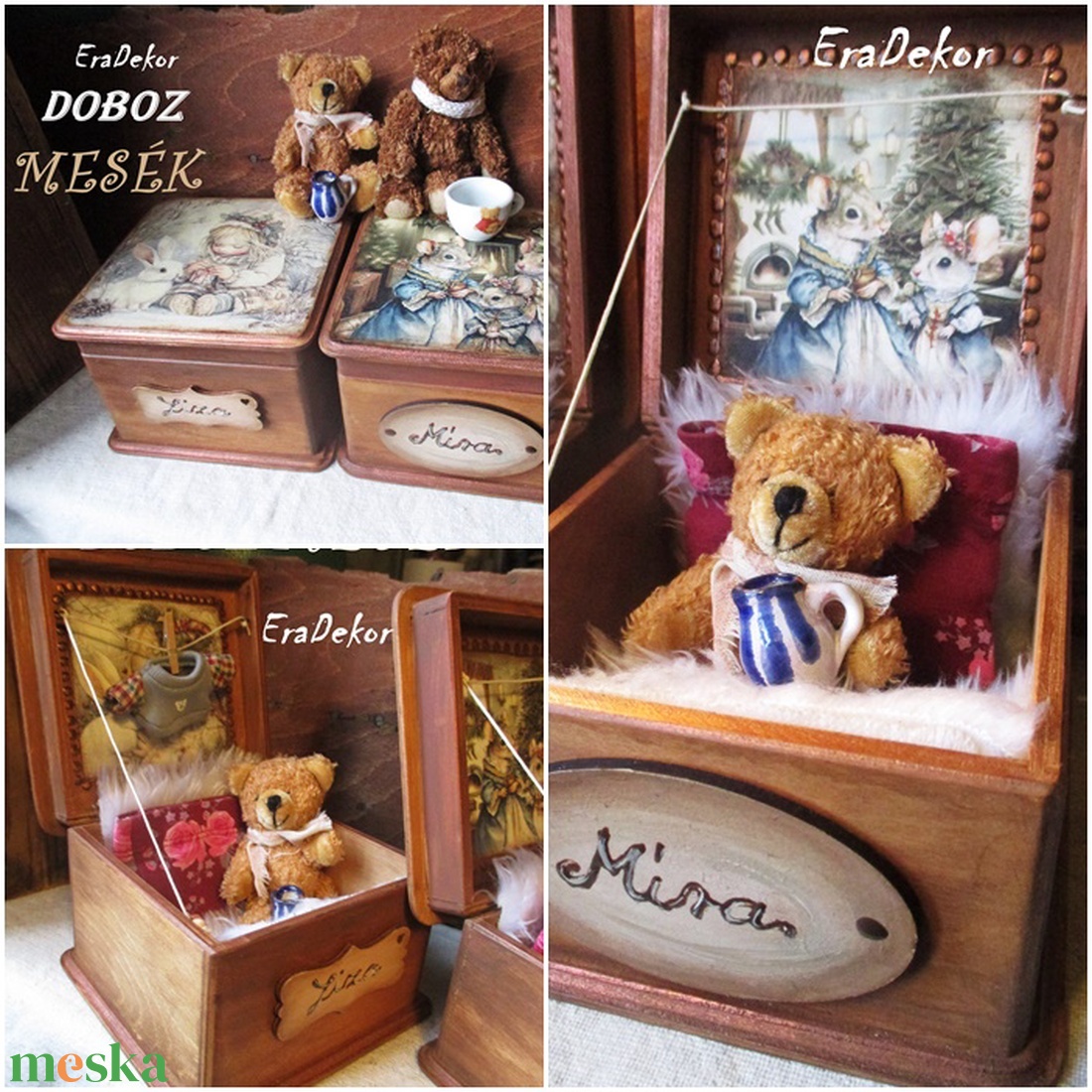 Dobozmesék a neveddel - játék & sport - baba & babaház - babaház - Meska.hu