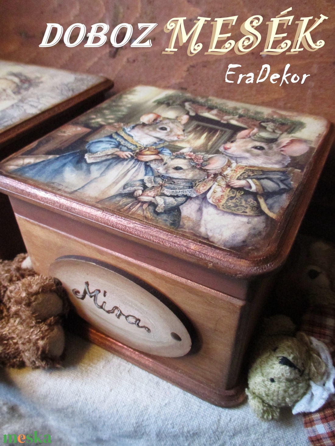 Az egérkisasszony dobozmeséje - játék & sport - baba & babaház - babaház - Meska.hu