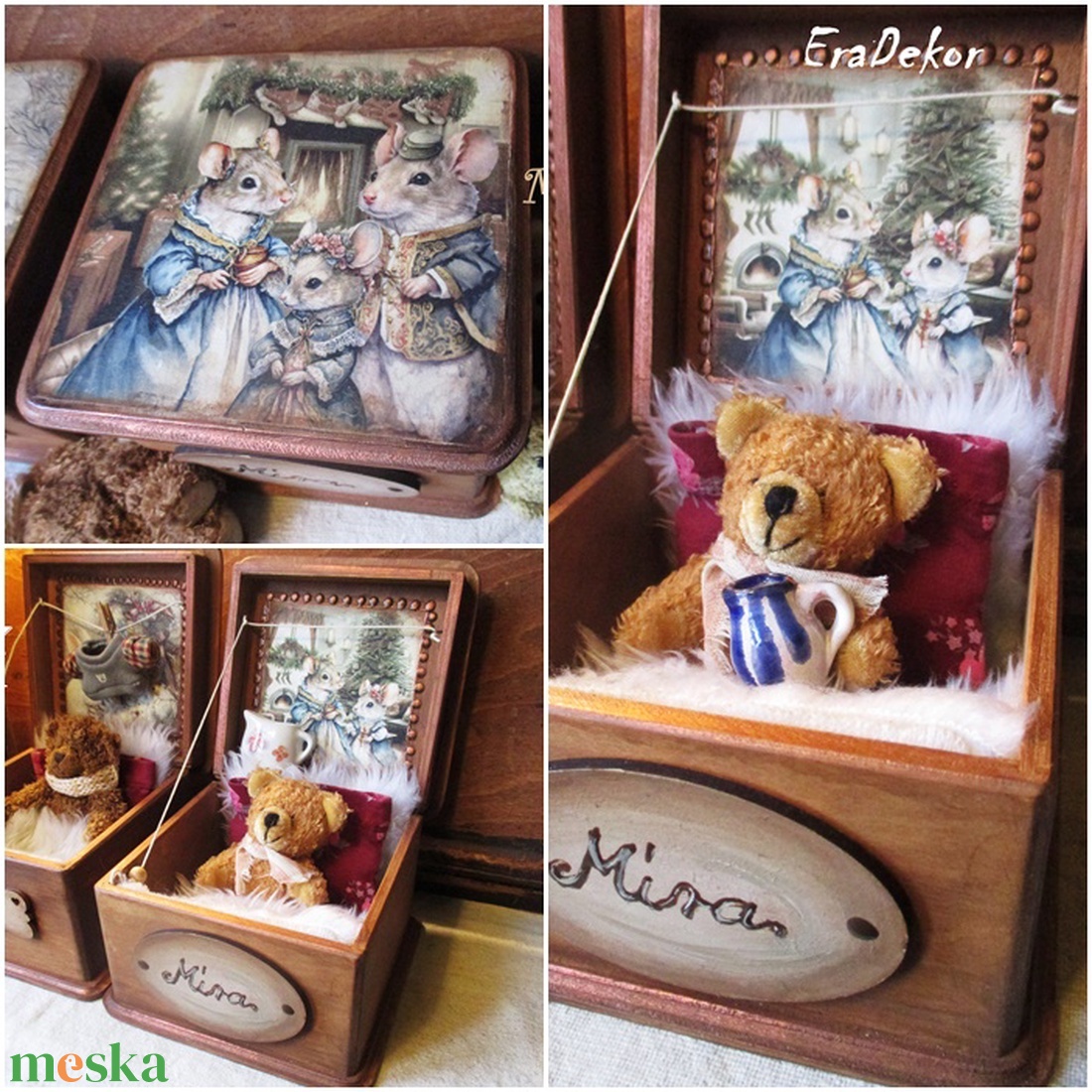 Az egérkisasszony dobozmeséje - játék & sport - baba & babaház - babaház - Meska.hu