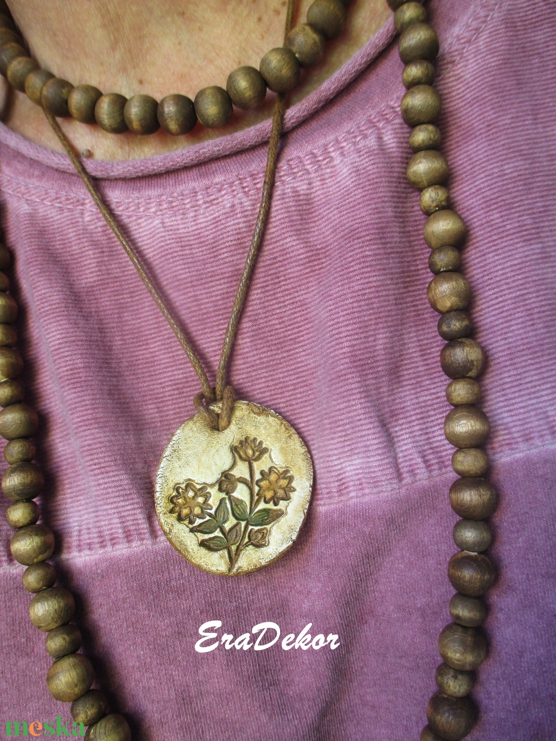 Virágnyaklánc - ékszer - nyaklánc - medálos nyaklánc - Meska.hu