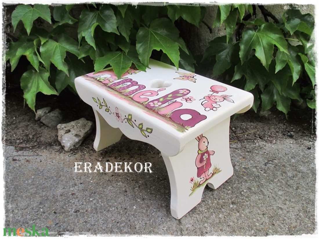 Festett sámli, ajándék kislánynak keresztelőre - baba - mama - keresztelő kellékek - keresztelőajándékok - Meska.hu