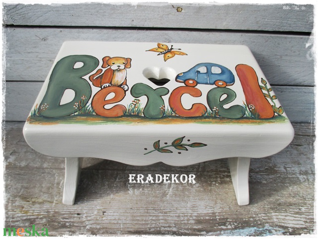 Festett sámli rókával, ajándék  kisfiúknak - játék & sport - hinta & kerti játék - Meska.hu