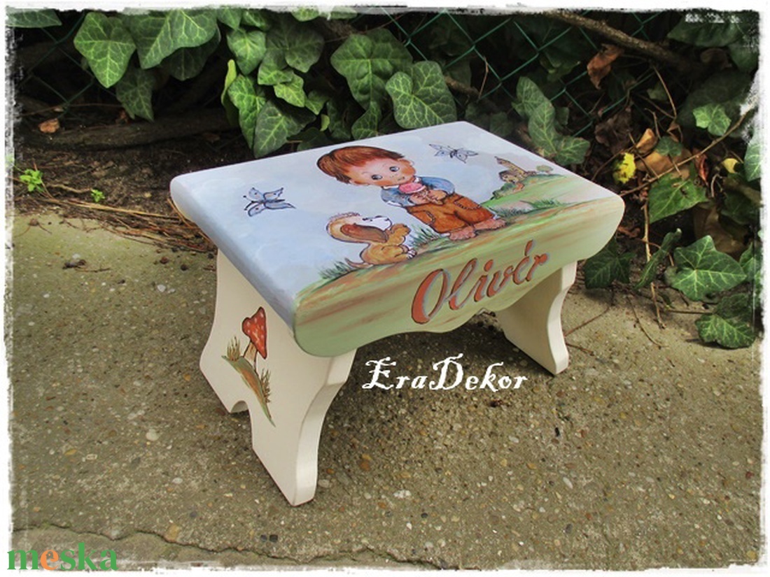 Mesés sámli a neveddel  keresztelőre - baba - mama - babalátogató ajándékcsomag - Meska.hu